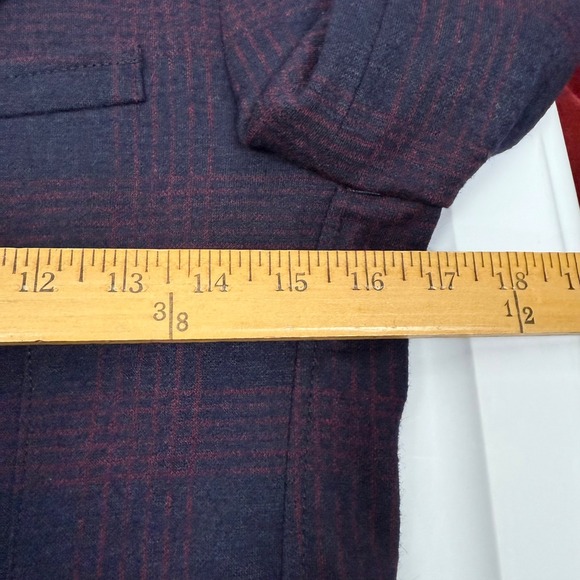 SUN68 Plaid Blazer Women's Size‎ 12 Two Button Blazer Business Casual - Picture 9 of 12